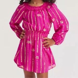 LoveShackFancy Very Berry Star Popover Dress 2/3T NWT